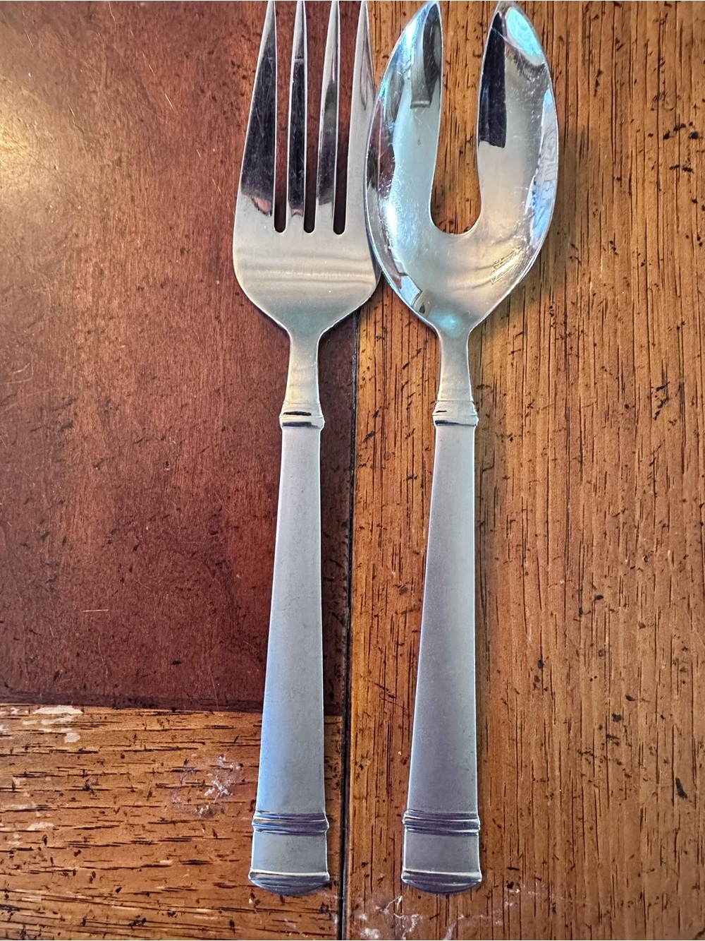 Oneida tiramisu serving fork and spoon 18/10